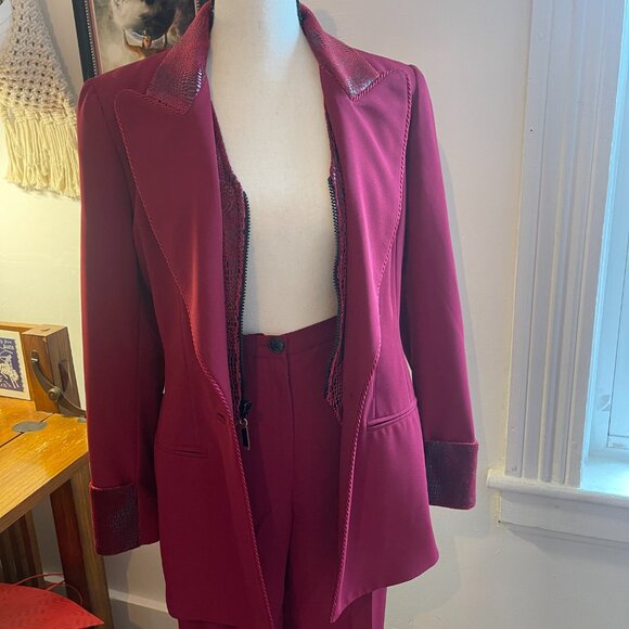 Criscione New York XS petite red retro suit - Picture 4 of 8